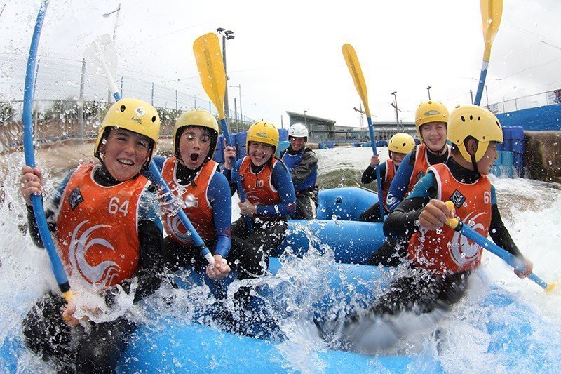 family rafting